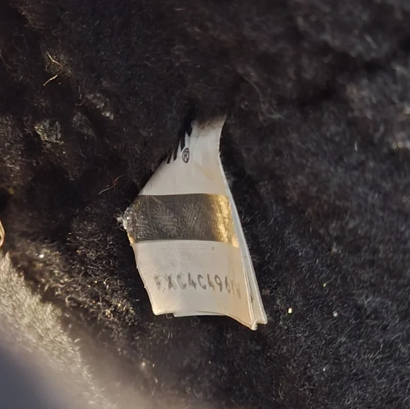 UGG Tall Black Boots 1098471 With Logo Down The Sides Womens Size 8 - Picture 7 of 8